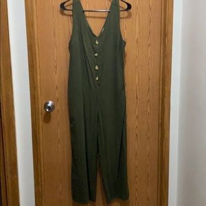 Olive green jumpsuit